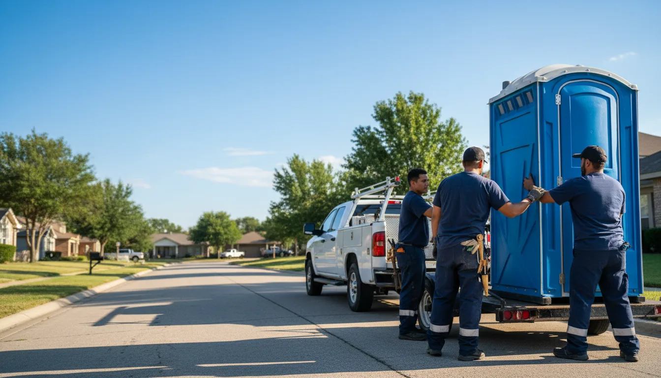 Portable Toilet Rental in Blue Ridge, TX near me